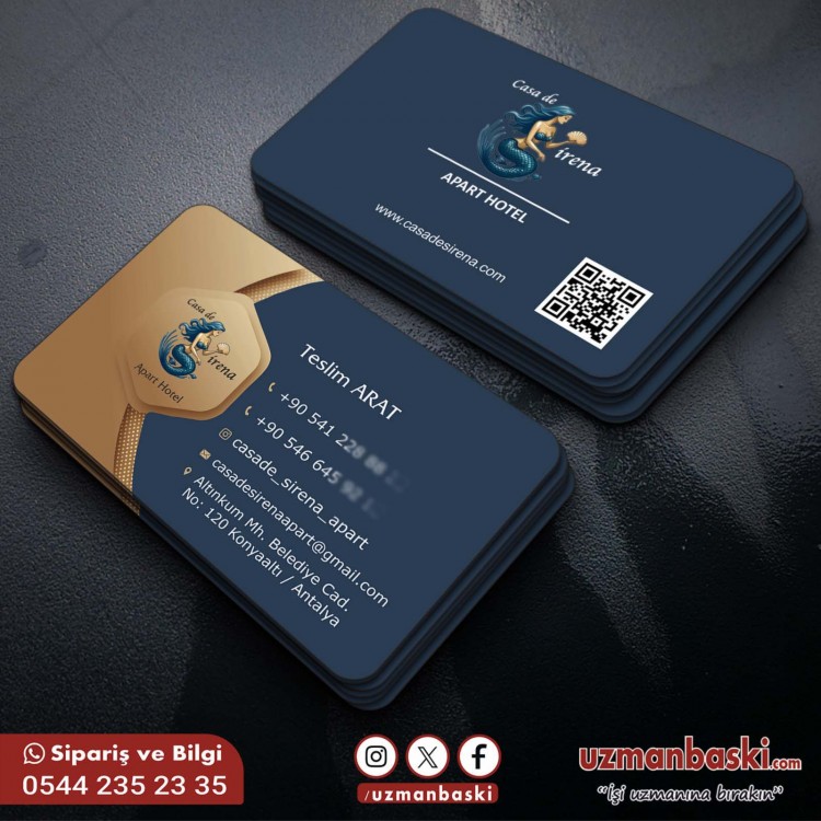 Apart Otel Kartvizit Tasarım Örneği Apart Otel Kartvizit Tasarım Örneği