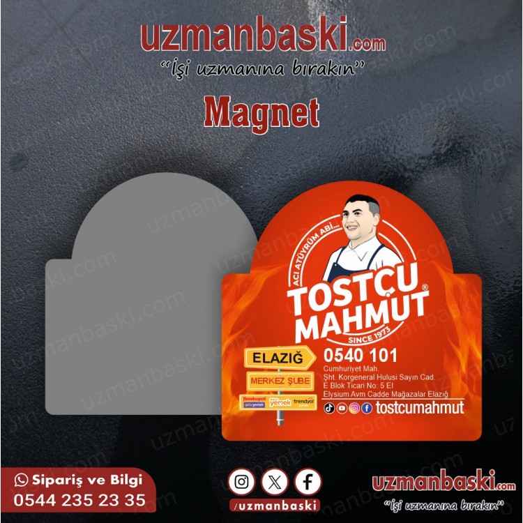 Tostçu Mahmut Magnet Tostçu Mahmut Magnet