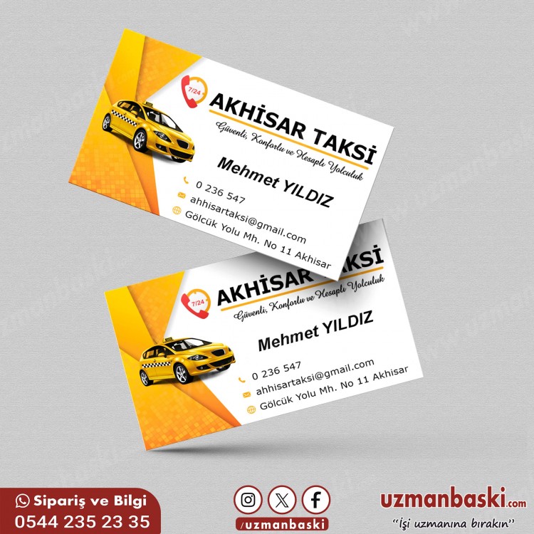 Taksi Kartvizit Taksi Kartvizit