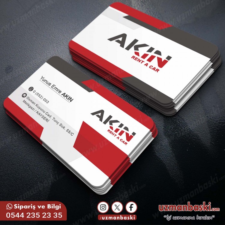 Araç Kiralama Rent A Car  Kartvizit Tasarımı Araç Kiralama Rent A Car  Kartvizit Tasarımı