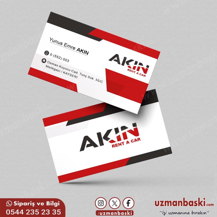 Araç Kiralama Rent A Car  Kartvizit Tasarımı Araç Kiralama Rent A Car  Kartvizit Tasarımı
