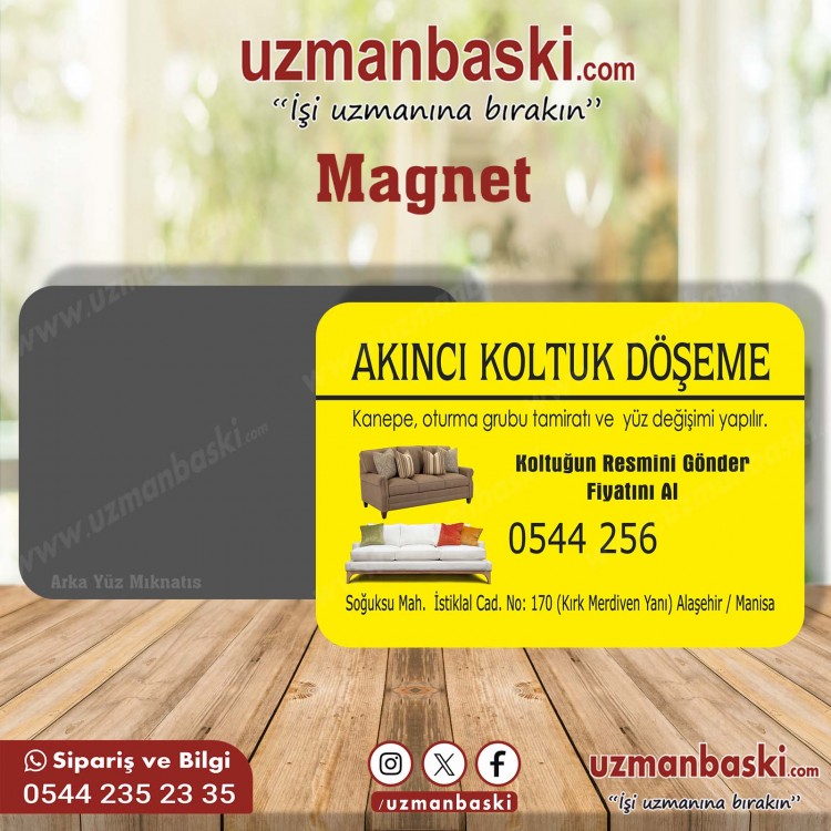 Koltuk Döşeme Magnet Tasarımı Koltuk Döşeme Magnet Tasarımı
