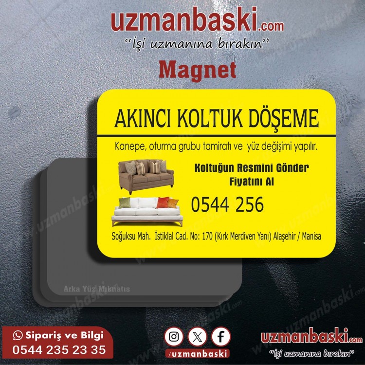 Koltuk Döşeme Magnet Tasarımı Koltuk Döşeme Magnet Tasarımı