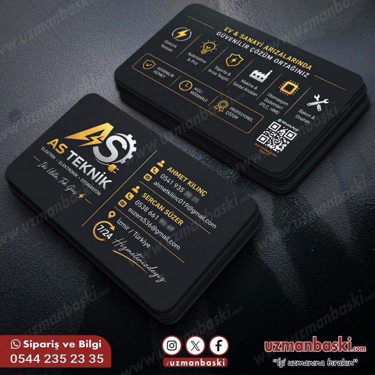 Elektrik Elektronik ve Otomasyon Kartvizit Tasarımı