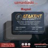 Hemşire ve sağlık çalışanı magnet tasarımı - özel baskılı reklam magneti