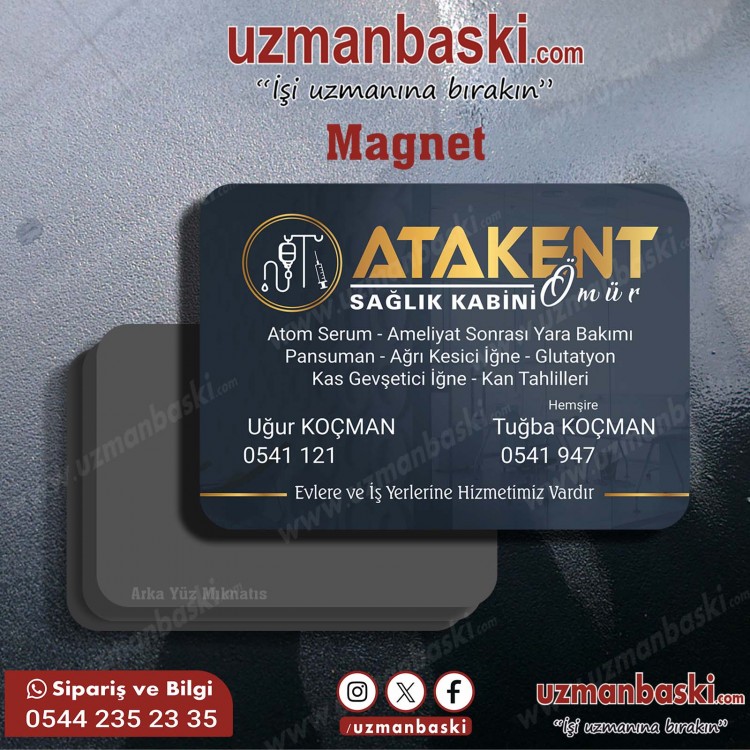 Hemşire Sağlık Çalışanı Magnet Tasarımı Hemşire Sağlık Çalışanı Magnet Tasarımı