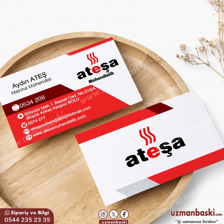 Makina Mühendisi Kartvizit  Makina Mühendisi Kartvizit