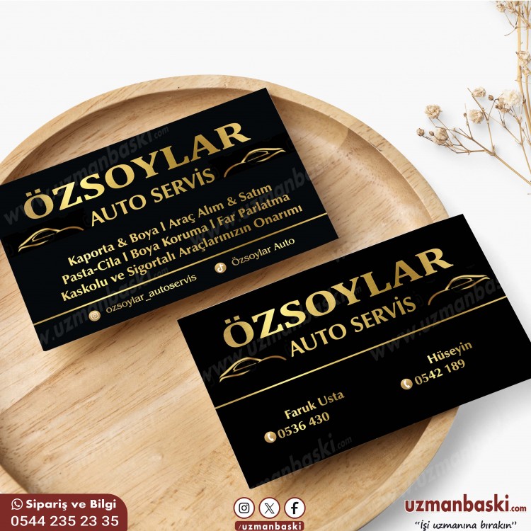 Oto Servis Kartvizit Tasarımı Oto servis kartvizit tasarımı, oto tamir kartviziti