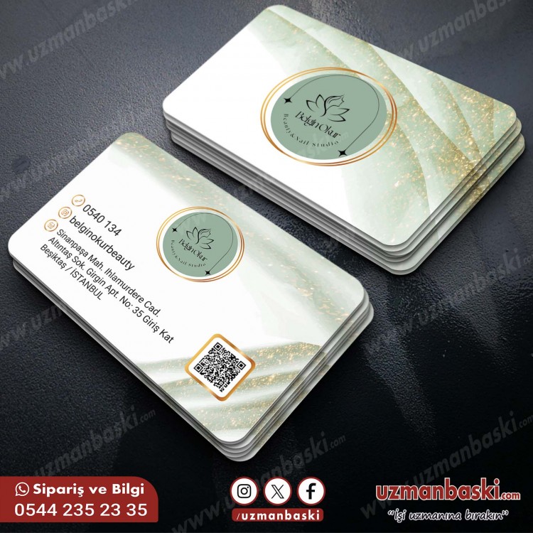 Beauty Nail Studio Kartvizit Beauty Nail Studio Kartvizit