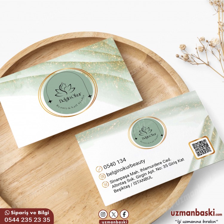 Beauty Nail Studio Kartvizit Beauty Nail Studio Kartvizit