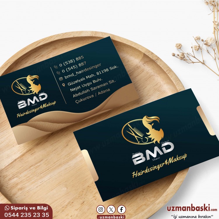 Kuaför ve Makyaj Uzmanı Kartvizit Örneği Kuaför ve Makyaj Uzmanı Kartvizit Örneği