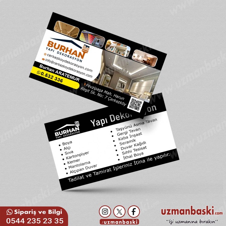 Yapı Dekorasyon-Tamirat Tadilat Kartvizit  Yapı Dekorasyon-Tamirat Tadilat Kartvizit
