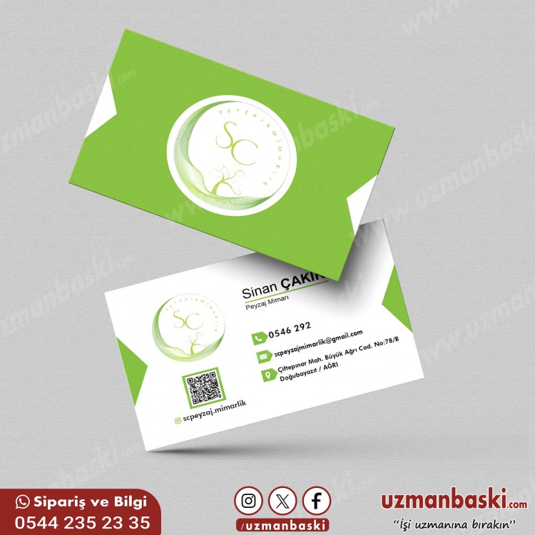Peyzaj ve Mimarlık Kartvizit Tasarımı