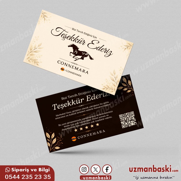 Trendyol Butik İşletme Teşekkür Kartı Tasarımı Trendyol Butik İşletme Teşekkür Kartı Tasarımı