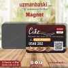 Pide ve lahmacun salonu magnet tasarımı - özel baskılı reklam magneti