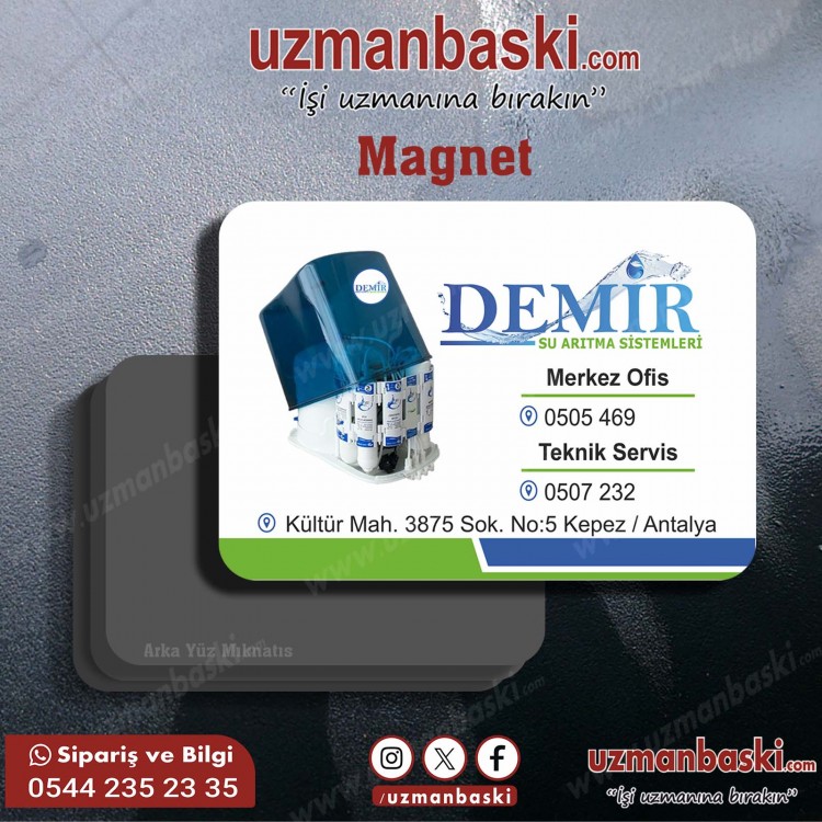 Su Arıtma Cihazları Magnet Tasarımı Su Arıtma Cihazları Magnet Tasarımı