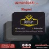 Lahmacun kebap magnet tasarımı - özel baskılı reklam magneti