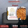 Lokmacı magnet tasarımı - özel baskılı reklam magneti