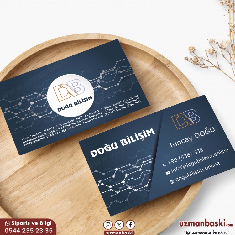 Bilgisayar Bilişim Kartvizit Tasarım Örneği