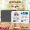 Halı ve koltuk yıkama magnet tasarımı - özel baskılı reklam magneti