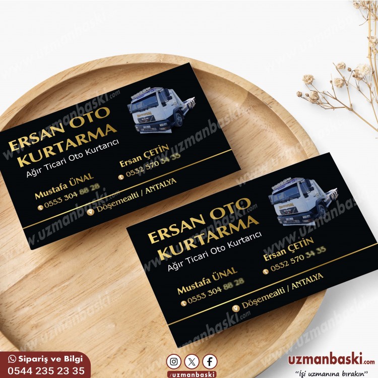 Oto Kurtarma Kartvizit Örneği 3 Oto Kurtarma Kartvizit Örneği 3