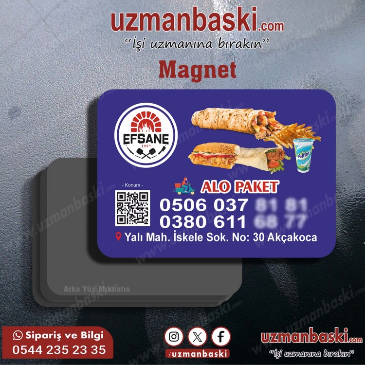 Dönerci Magnet Tasarımı  Dönerci Magnet Tasarımı