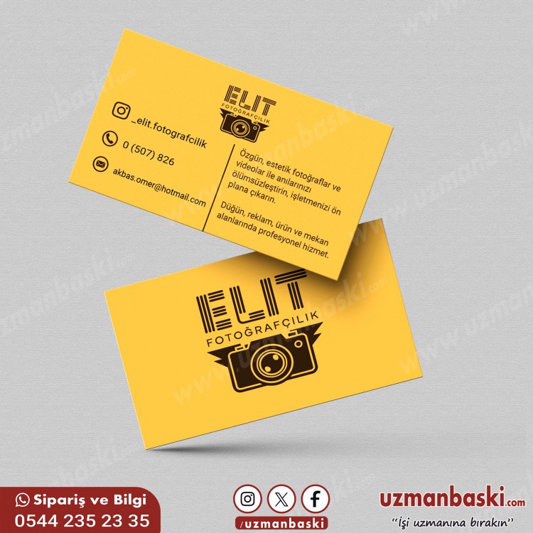 Fotoğrafçı Kartvizit Tasarımı Fotoğrafçı Kartvizit Tasarımı
