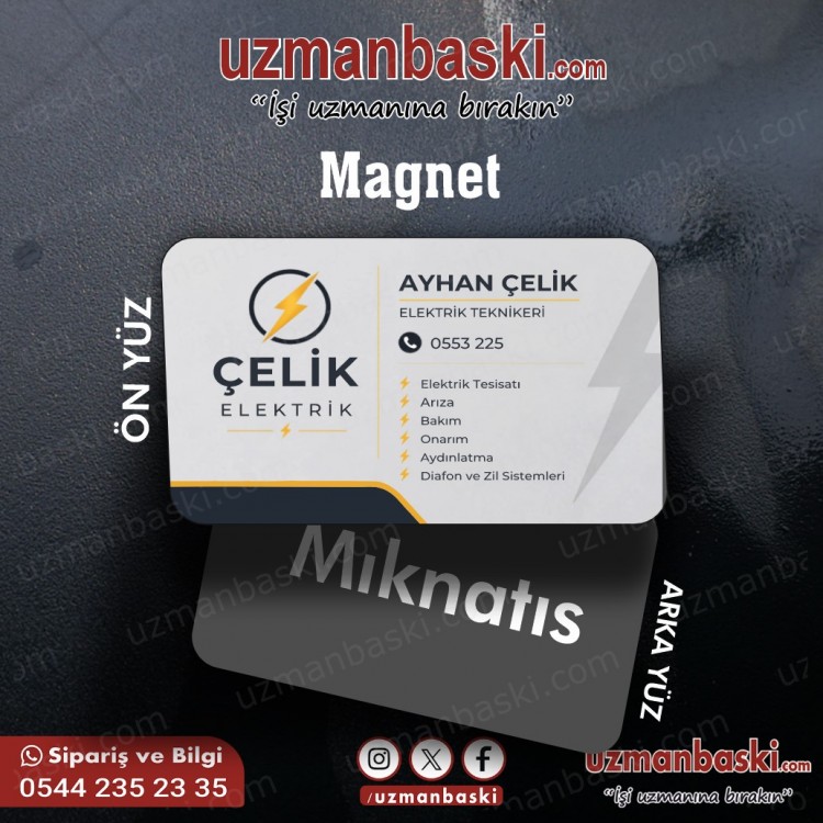 Elektrikçi Magnet Tasarım Örneği Elektrikçi Magnet Tasarım Örneği