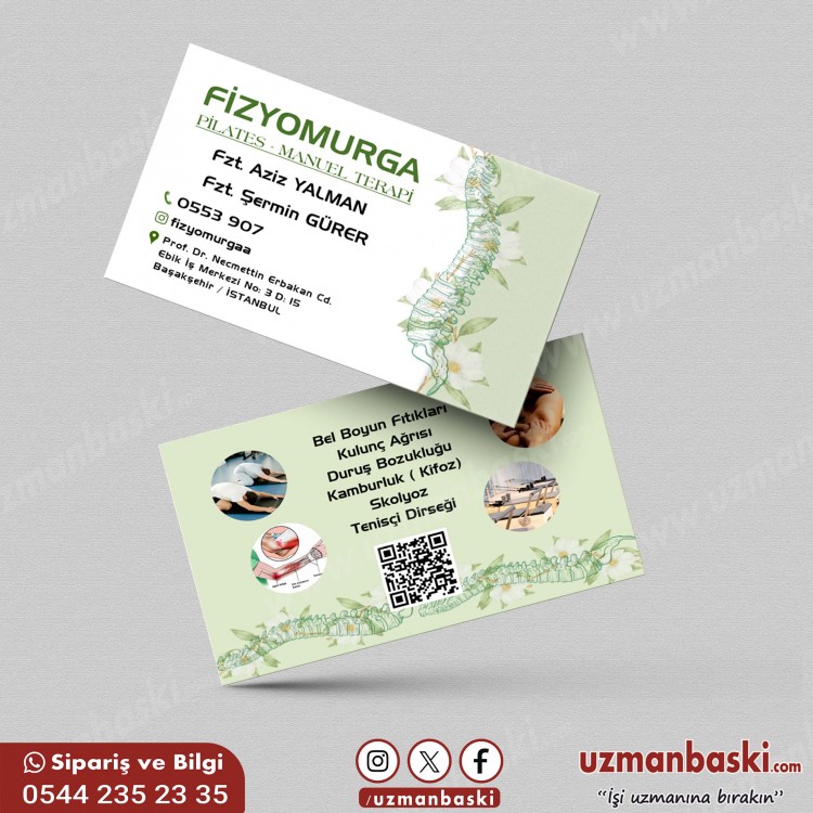 Fizyoterapi ve Pilates Kartviziti Fizyoterapi ve Pilates Kartviziti