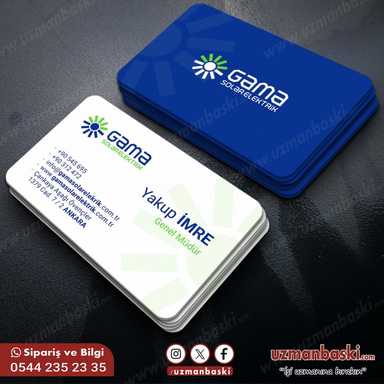 Elektrik Kartvizit Tasarım Örneği Elektrik Kartvizit Tasarım Örneği