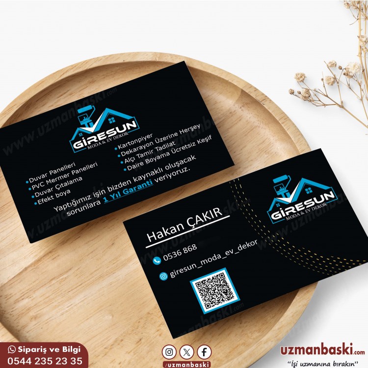 Moda ve Ev Dekor Kartvizit Tasarımı Moda ve Ev Dekor Kartvizit Tasarımı