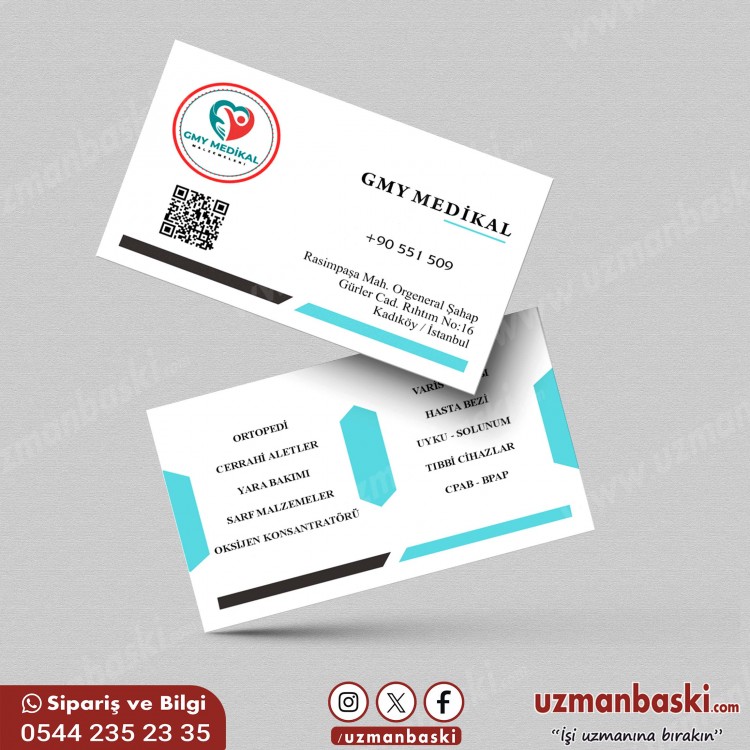 Medikal Malzeme Kartvizit Tasarımı Medikal Malzeme Kartvizit Tasarımı