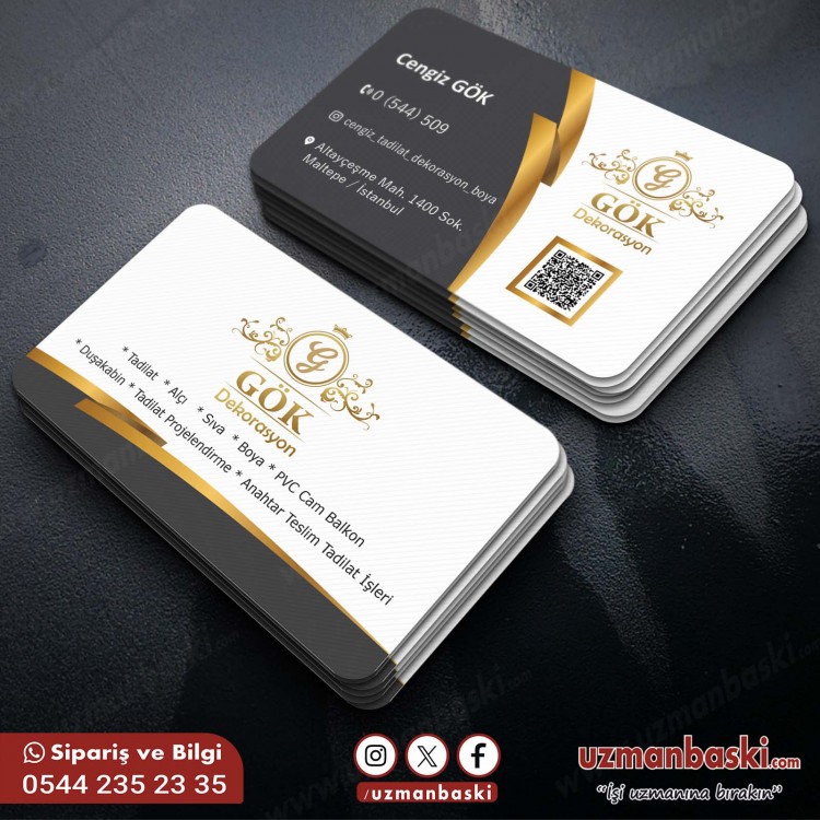 Dekorasyon ve Tadilat Proje Kartvizit Tasarımı Dekorasyon ve Tadilat Proje Kartvizit Tasarımı