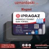 Tüp bayii magnet tasarımı - özel baskılı reklam magneti