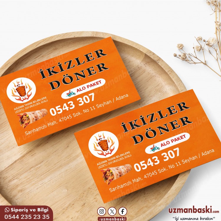 Dönerci Kartvizit Tasarımı