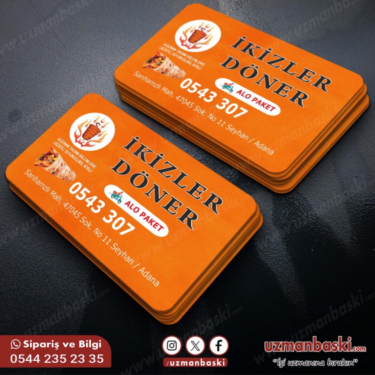 Döner Dürüm Kartvizit Tasarımı Döner Dürüm Kartvizit Tasarımı