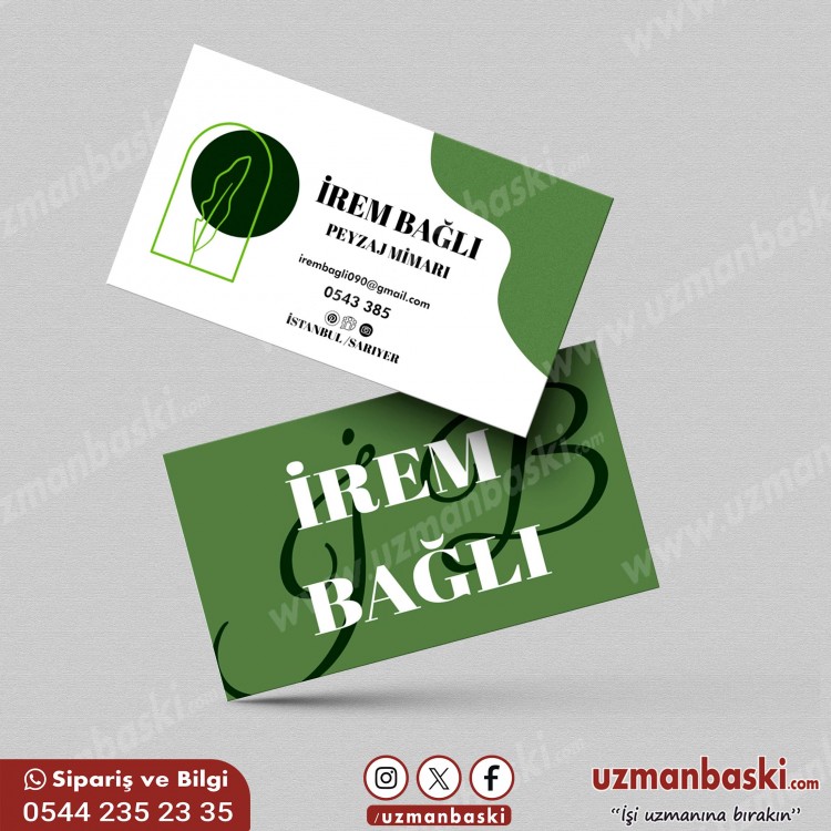 Peyzaj Mimarı Kartvizit Tasarımı Peyzaj Mimarı Kartvizit Tasarımı