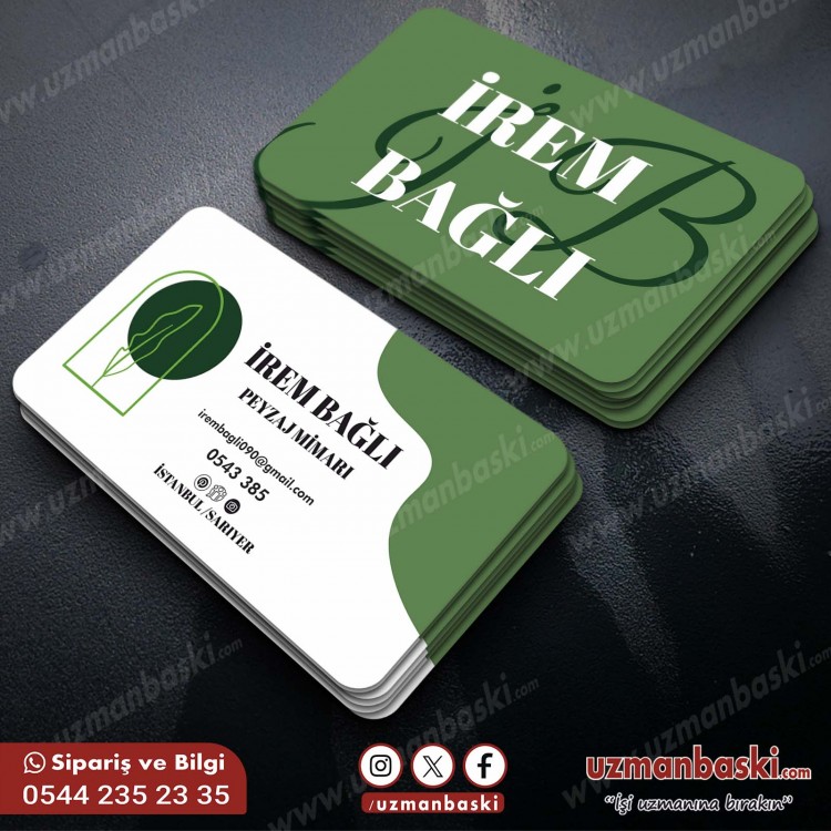 Peyzaj Mimarı Kartvizit Tasarımı Peyzaj Mimarı Kartvizit Tasarımı