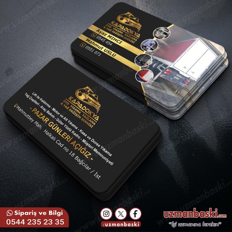 Oto Temizlik ve Bakım Kartvizit Örneği Oto Temizlik ve Bakım Kartvizit Örneği