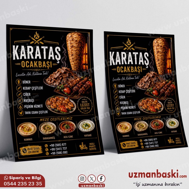 Ocakbaşı Broşür Örneği