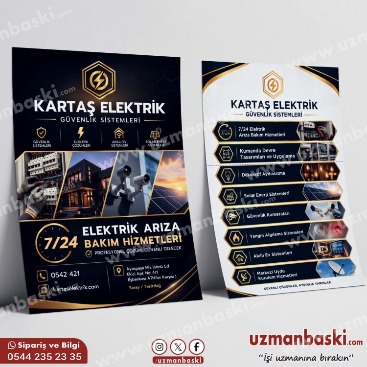 Güvenlik Sistemleri Broşür Örneği Güvenlik Sistemleri Broşür Örneği