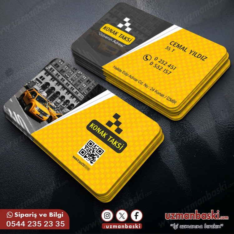 Ticari Taksi Kartvizit Örneği   Ticari Taksi Kartvizit Örneği