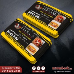 Dönerci Fast Food Kartvizit Tasarımı