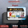 Halı ve koltuk yıkama magnet tasarımı - özel baskılı reklam magneti