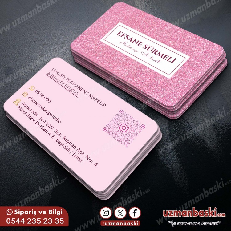 Beauty Saloon Makeup Kartvizit Beauty Saloon Makeup Kartvizit