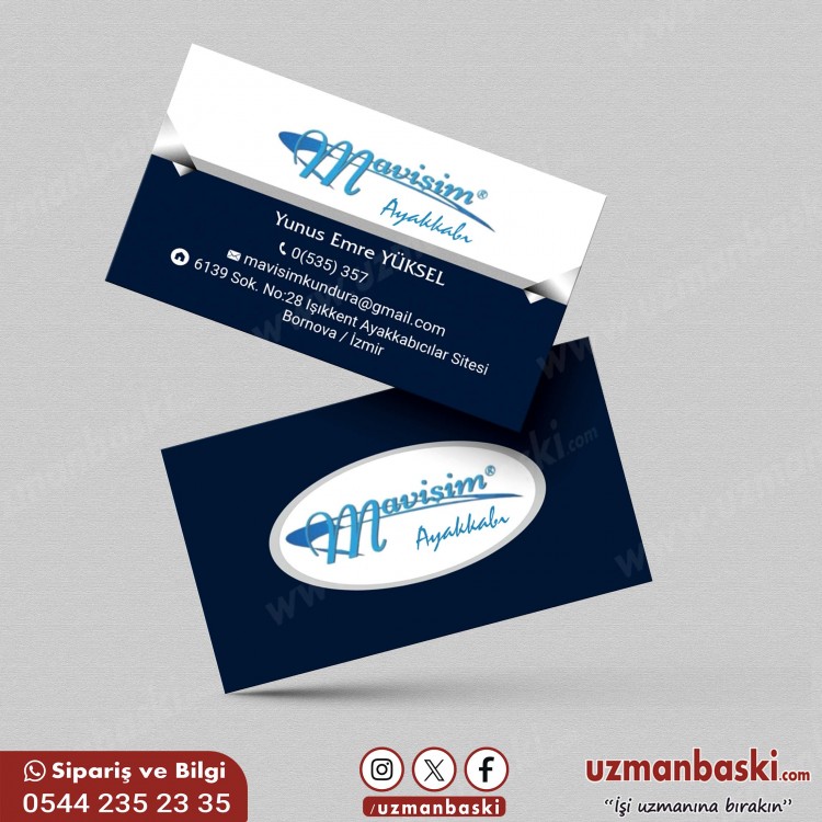 Ayakkabıcı Kartvizit Tasarımı Ayakkabıcı kartvizit tasarımı örneği