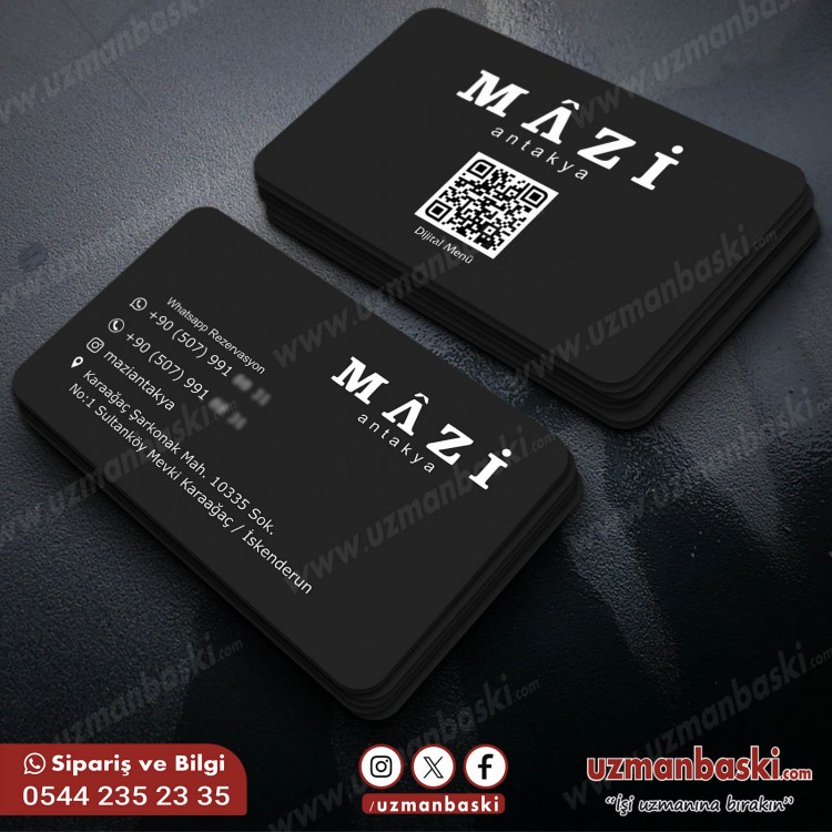 Restaurant Kartvizit Tasarımı Restaurant Kartvizit Tasarımı