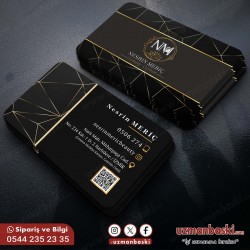 Siyah Gold Güzellik Merkezi Kartvizit Örneği