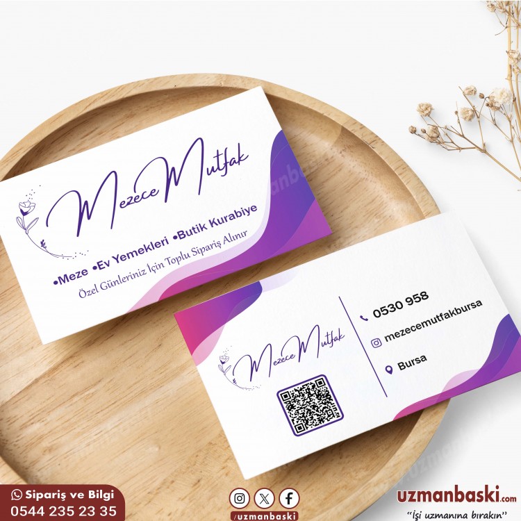 Ev Yemekleri ve Mezeci Kartvizit  Ev Yemekleri ve Mezeci Kartvizit