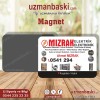 Elektrik elektronik magnet tasarımı - özel baskılı reklam magneti
